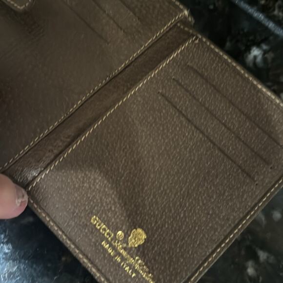 Gucci trifold sherry line wallet. Great condition Authentic - Picture 5 of 11